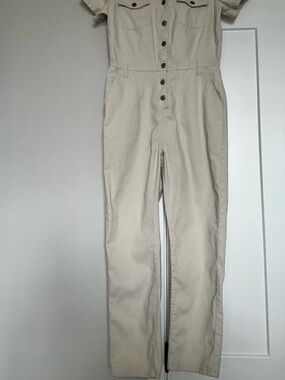 Celebrity Pink Beige Utility Jumpsuit